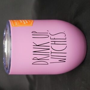 Rae Dunn NWT 12 oz. Insulated Stainless Steel Tumbler, DRINK UP, WITCHES